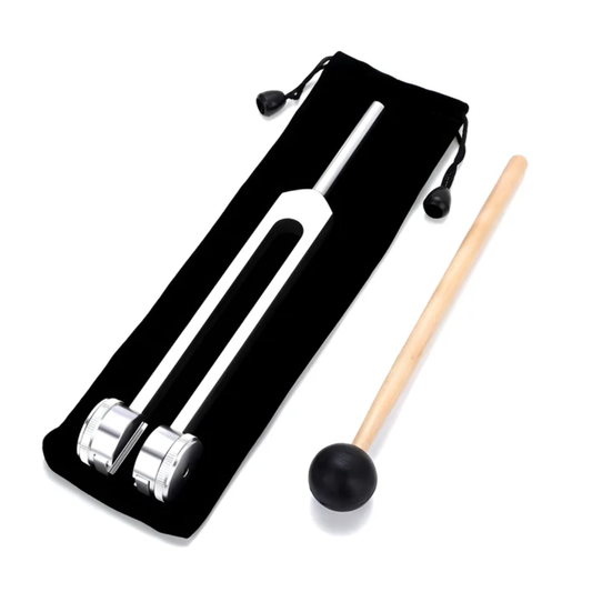 Diapasón Terapéutico 128Hz Aluminio Sonido Relajación Vibración