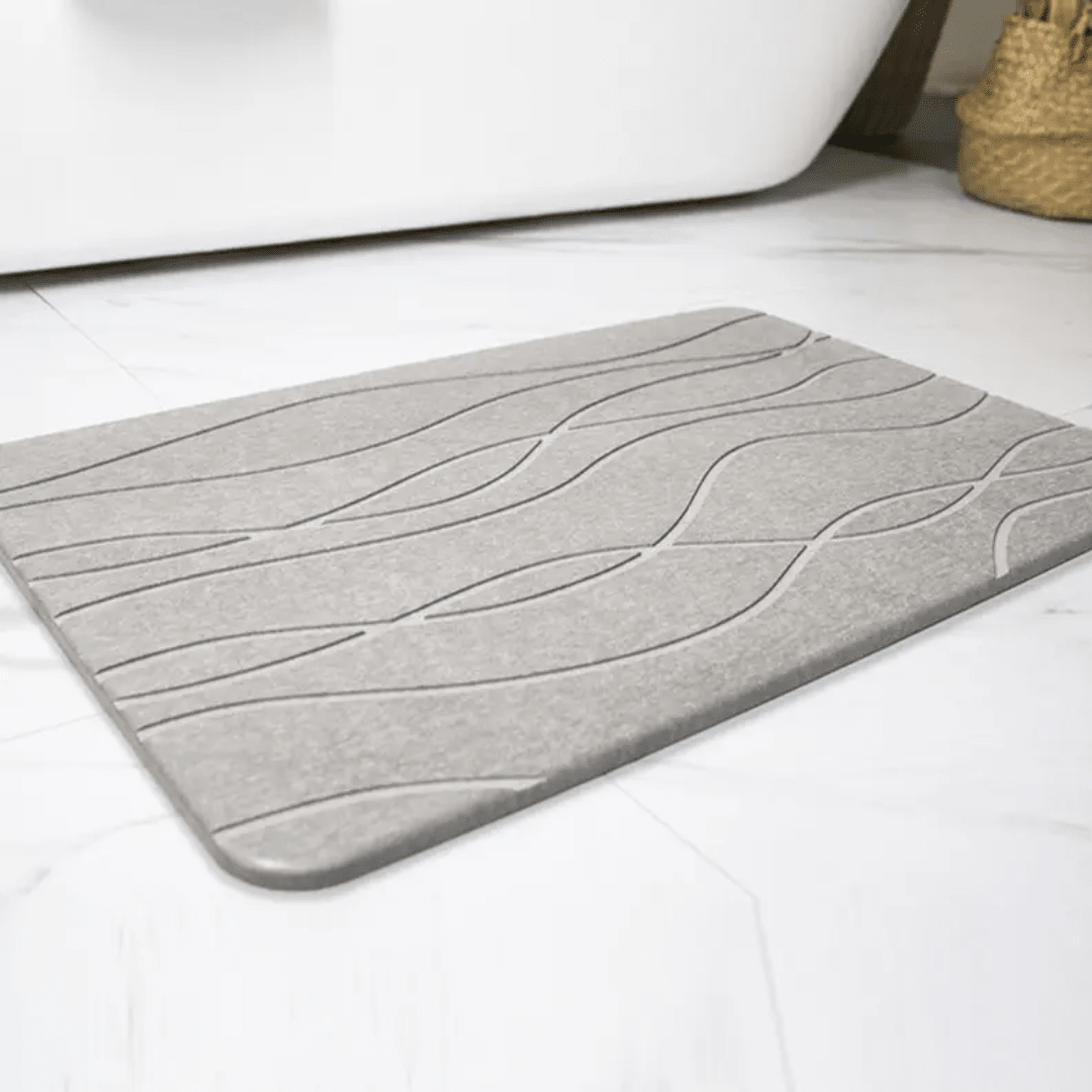 Alfombra de Piedra Diatomita Absorbente para Baño - Muy Moderna Uruguay