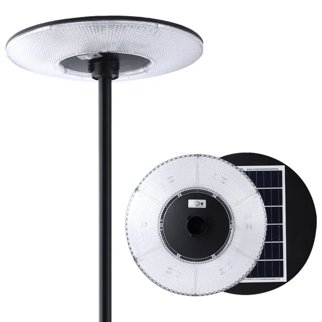 Poste de Luz Solar para Jardin 2mts - Muy Moderna Uruguay