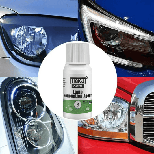 Líquido Restaurador Para Pulir Faros De Auto 100ml + Esponja - Muy Moderna Uruguay