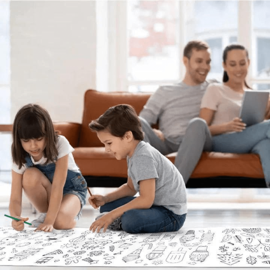 Rollo Gigante de Papel Para Colorear (10 Metros) - Muy Moderna Uruguay