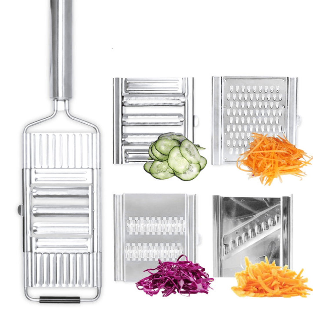 Rallador Multi Slicer con 4 Cuchillas Intercambiables - Muy Moderna Uruguay