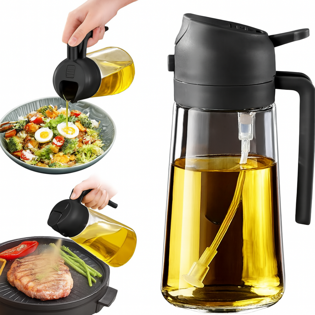 Rociador De Aceite 2 En 1 de Vidrio