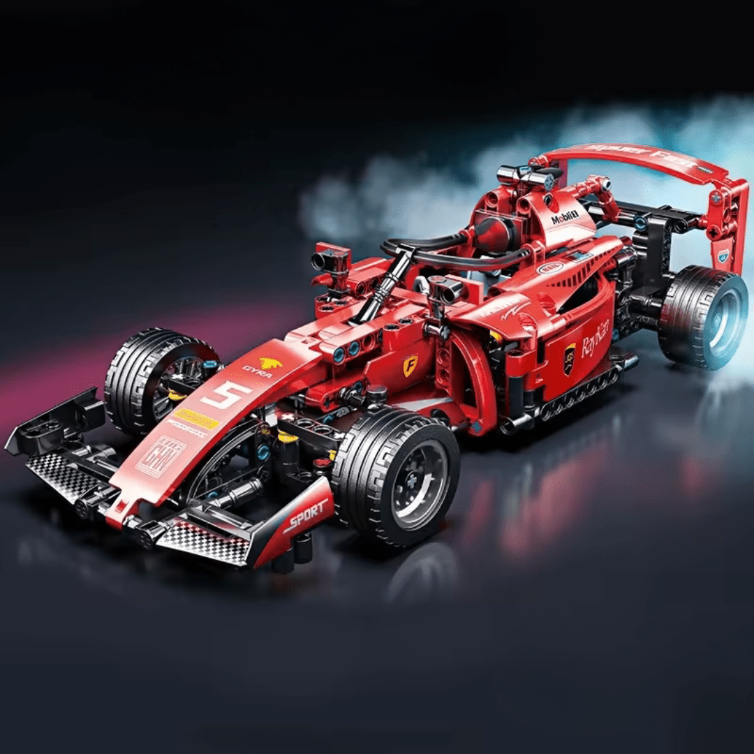 Auto Formula 1 en Bloques de Construcción para Armar - Muy Moderna Uruguay