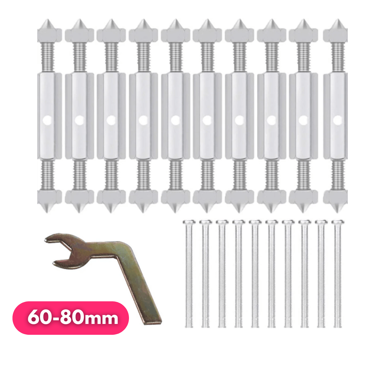 Kit De Reparación Para Tomacorrientes x10 Tornillos - Muy Moderna Uruguay