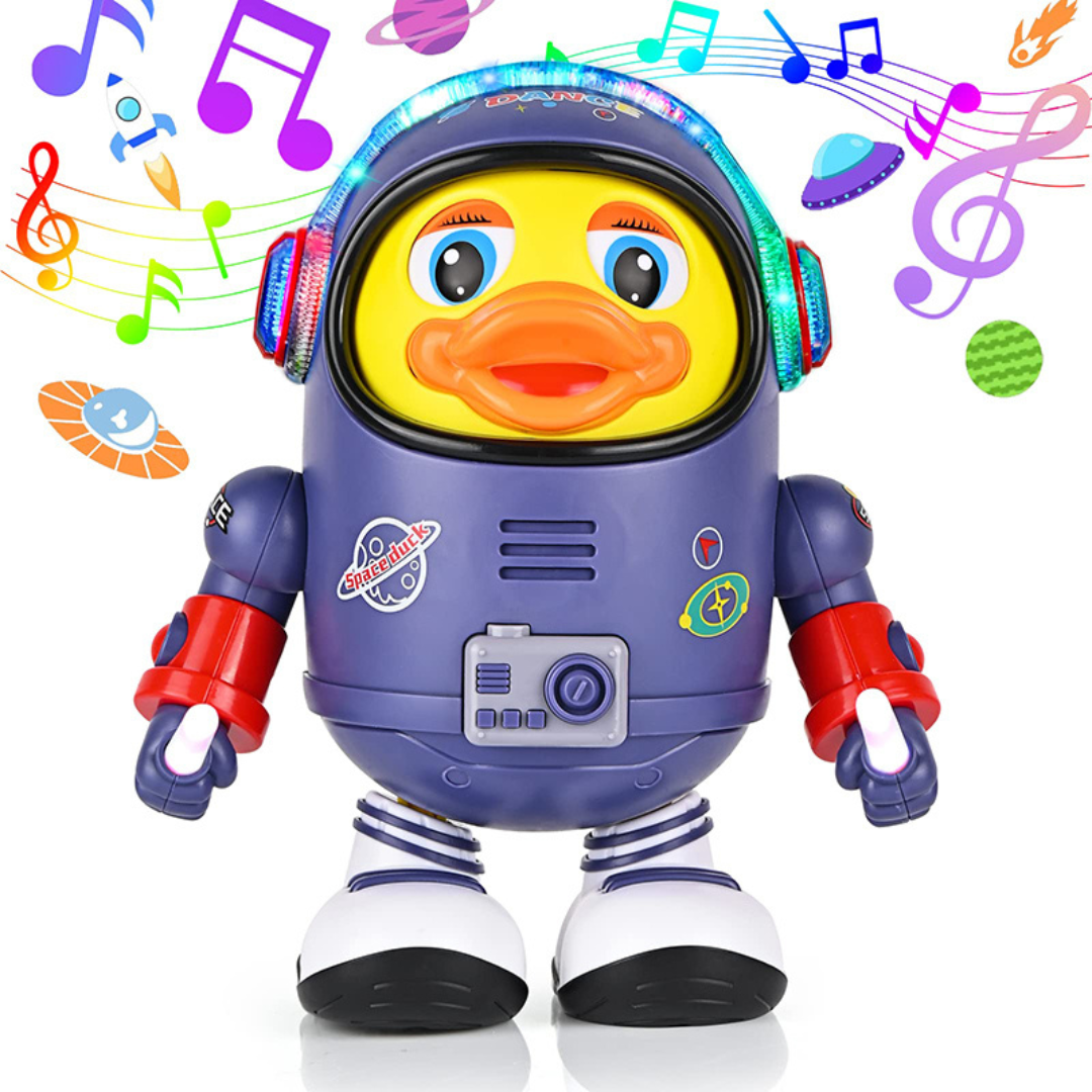 Juguete Interactivo Musical de Pato Astronauta Bailarín