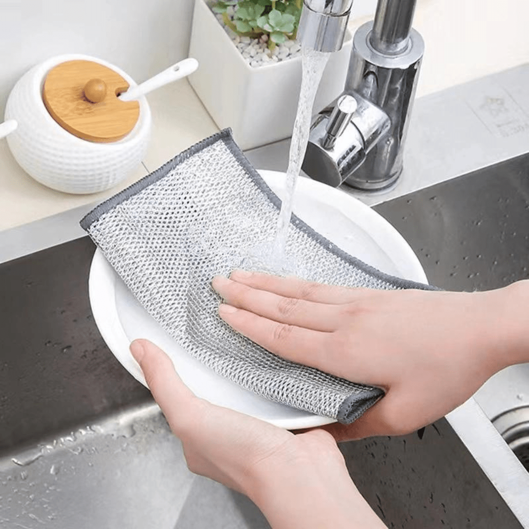 Set de 10 Paños de Aluminio Trenzado para Cocina - Muy Moderna Uruguay