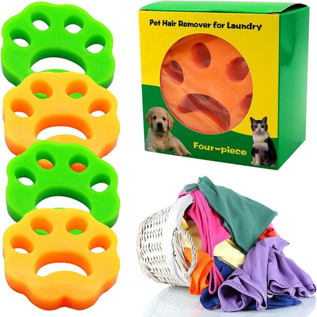 Set De 4 Removedores De Pelo Reutilizables