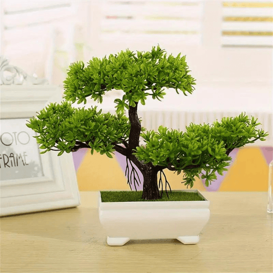 Bonsái Decorativo Artificial en Maceta 20cm - Muy Moderna Uruguay