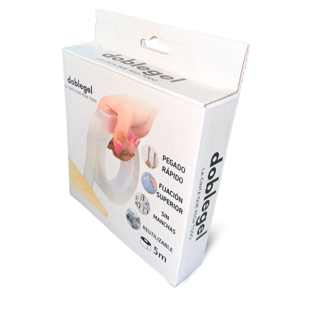 Cinta de Gel marca DOBLEGEL™ de 5 Metros - Muy Moderna Uruguay