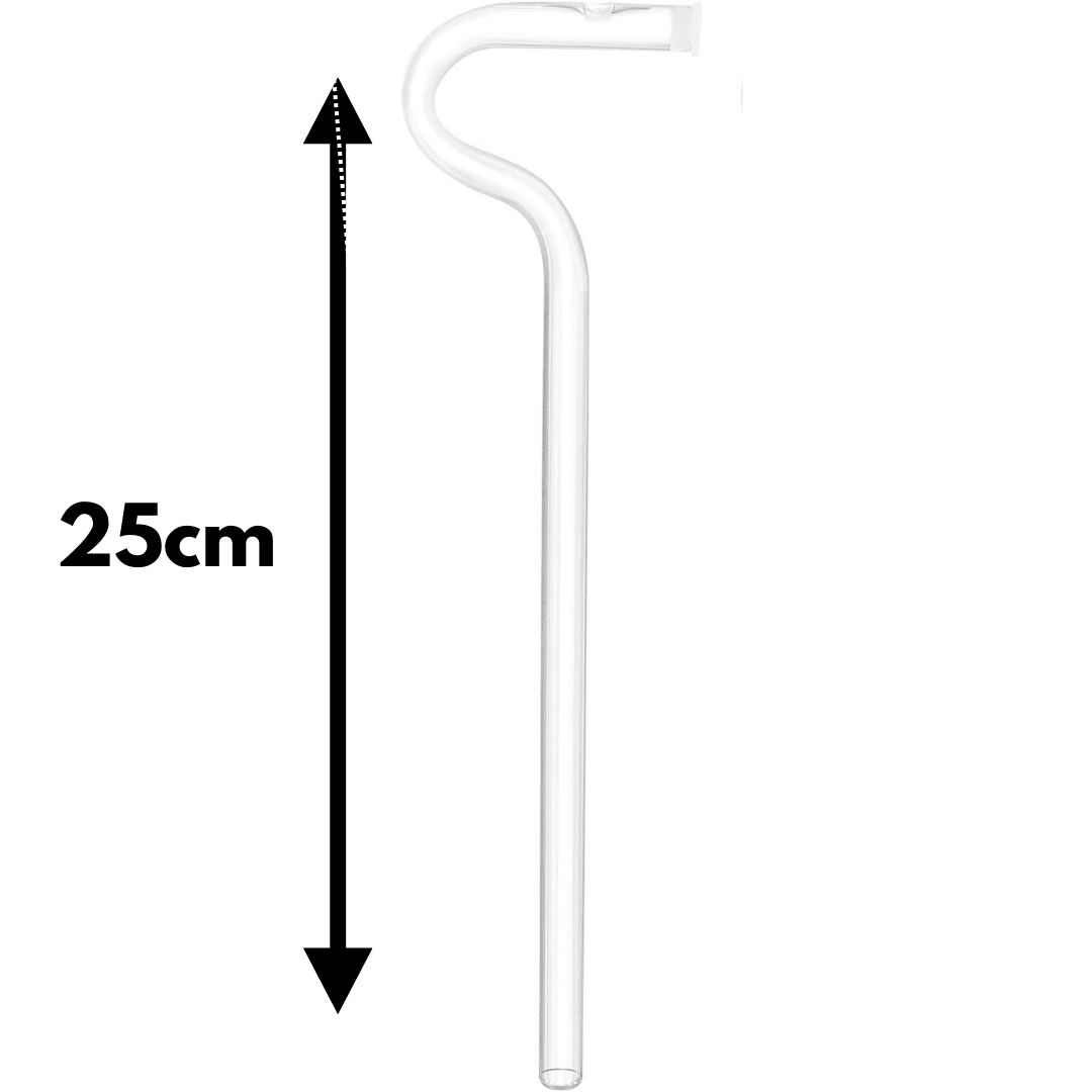 Pack x2 Pajitas Anti Arrugas de Vidrio Reutilizables + cepillo - Muy Moderna Uruguay