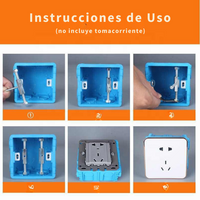 Kit De Reparación Para Tomacorrientes x10 Tornillos