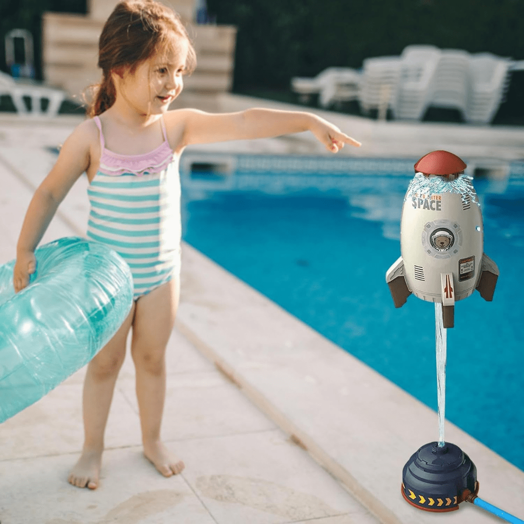 Juego De Agua Cohete Volador Para Mojarse Regador Piscina - Muy Moderna Uruguay