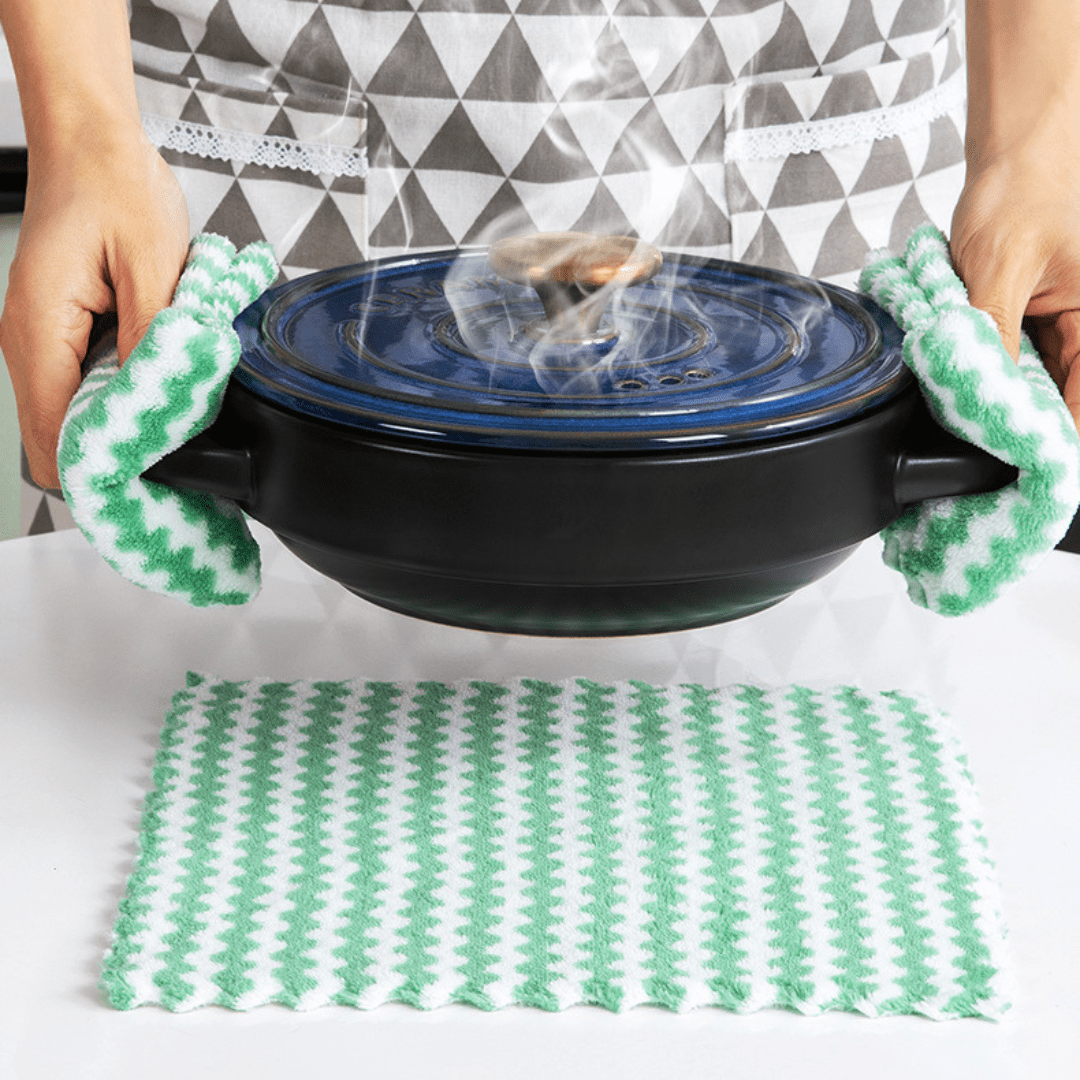 Set De 3 Repasadores Ondulados De Cocina - Muy Moderna Uruguay