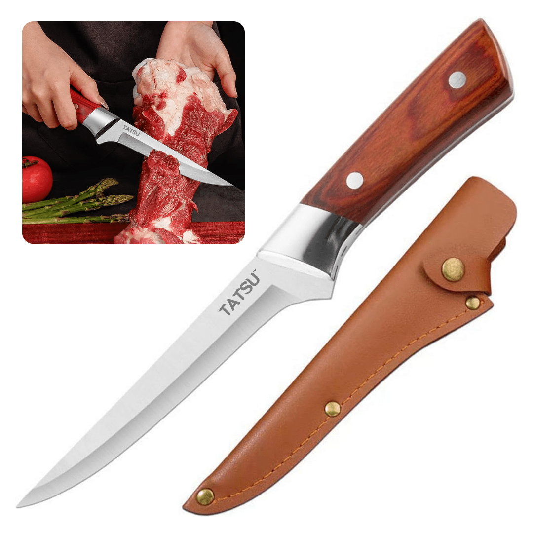 Cuchillo Largo de Cocina TATSU con Funda - Muy Moderna Uruguay