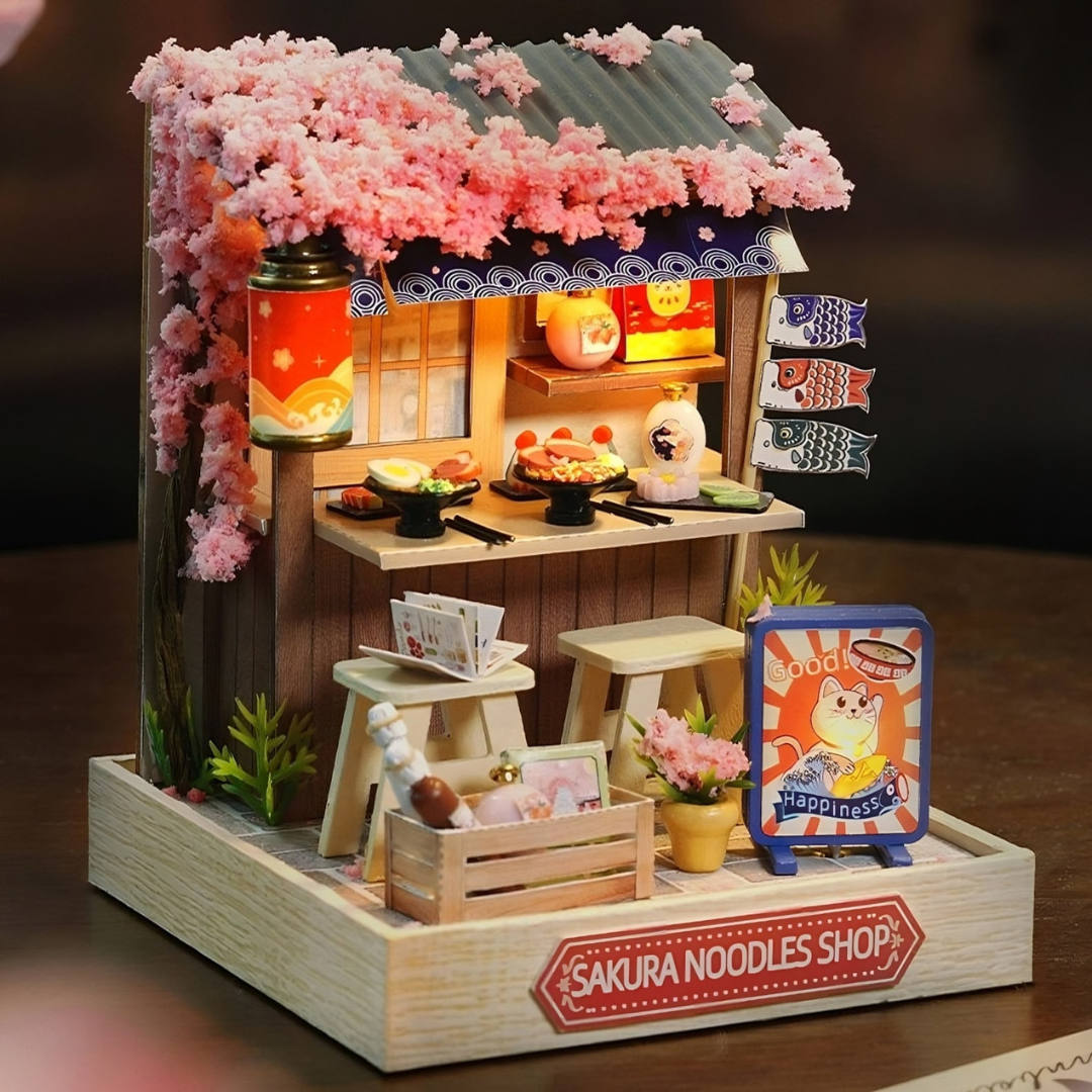Mini casita armable de Madera Japones en Miniatura - Muy Moderna Uruguay