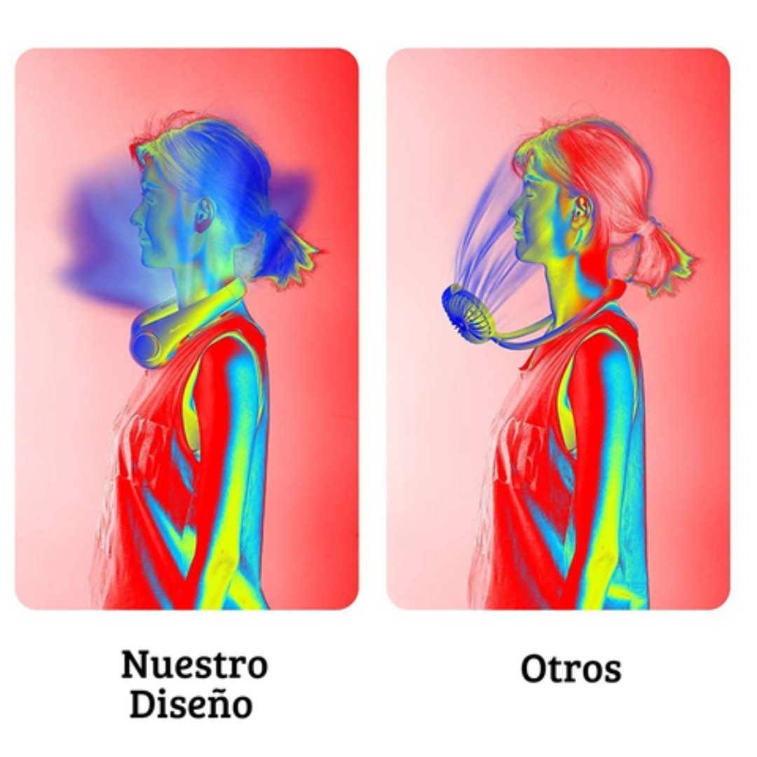 Ventilador Portátil sin Aspas para Cuello