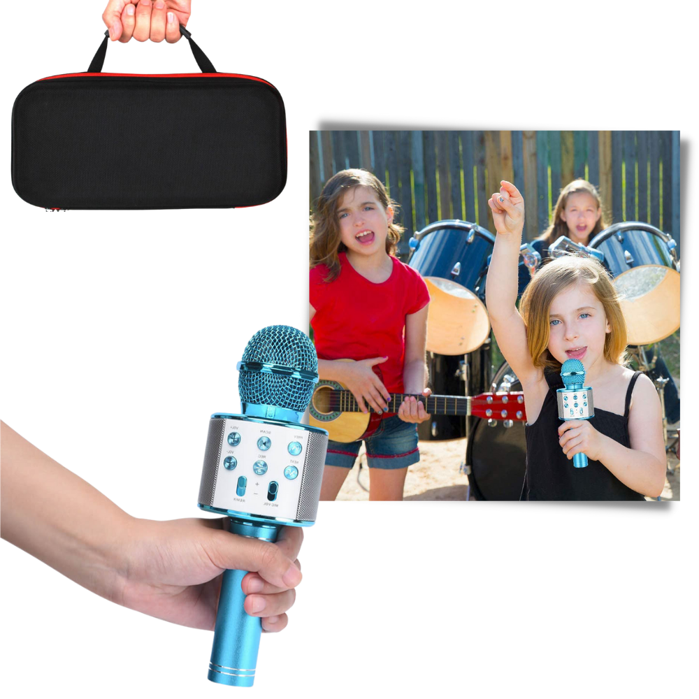 Micrófono de Karaoke Inalámbrico Bluetooth - Muy Moderna Uruguay