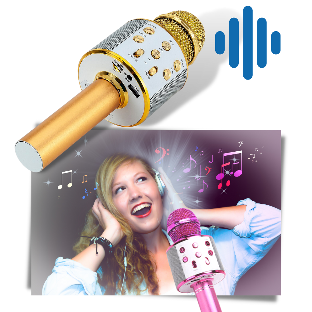 Micrófono de Karaoke Inalámbrico Bluetooth - Muy Moderna Uruguay