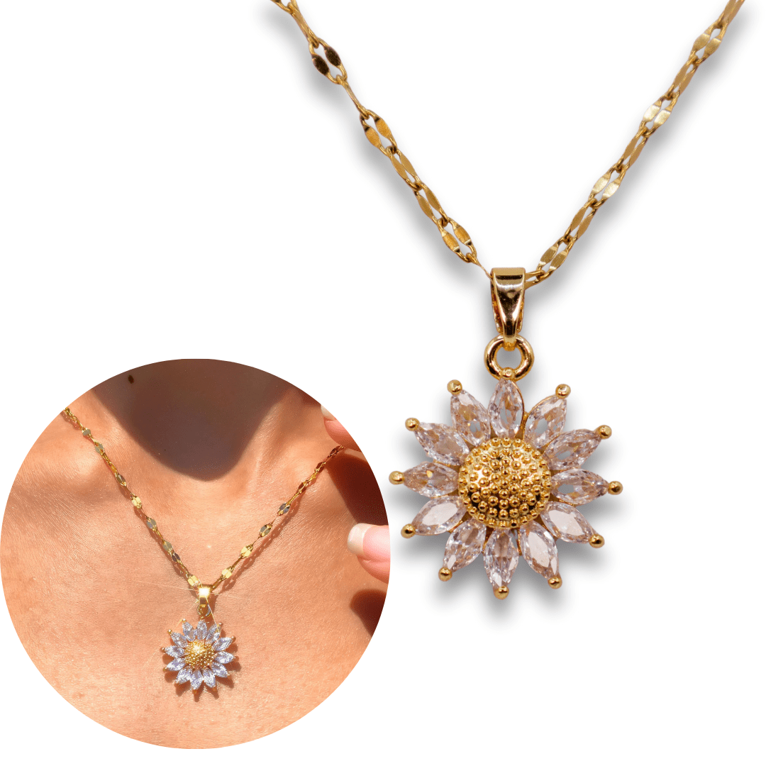 Collar Margarita Enchapado En Oro 18K - Muy Moderna Uruguay