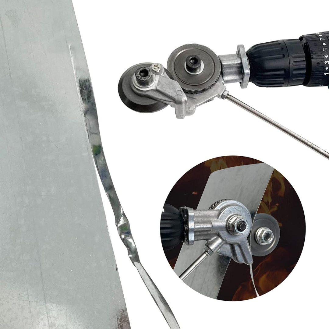 Cortador Para Láminas Placas De Metal Adaptador De Taladro
