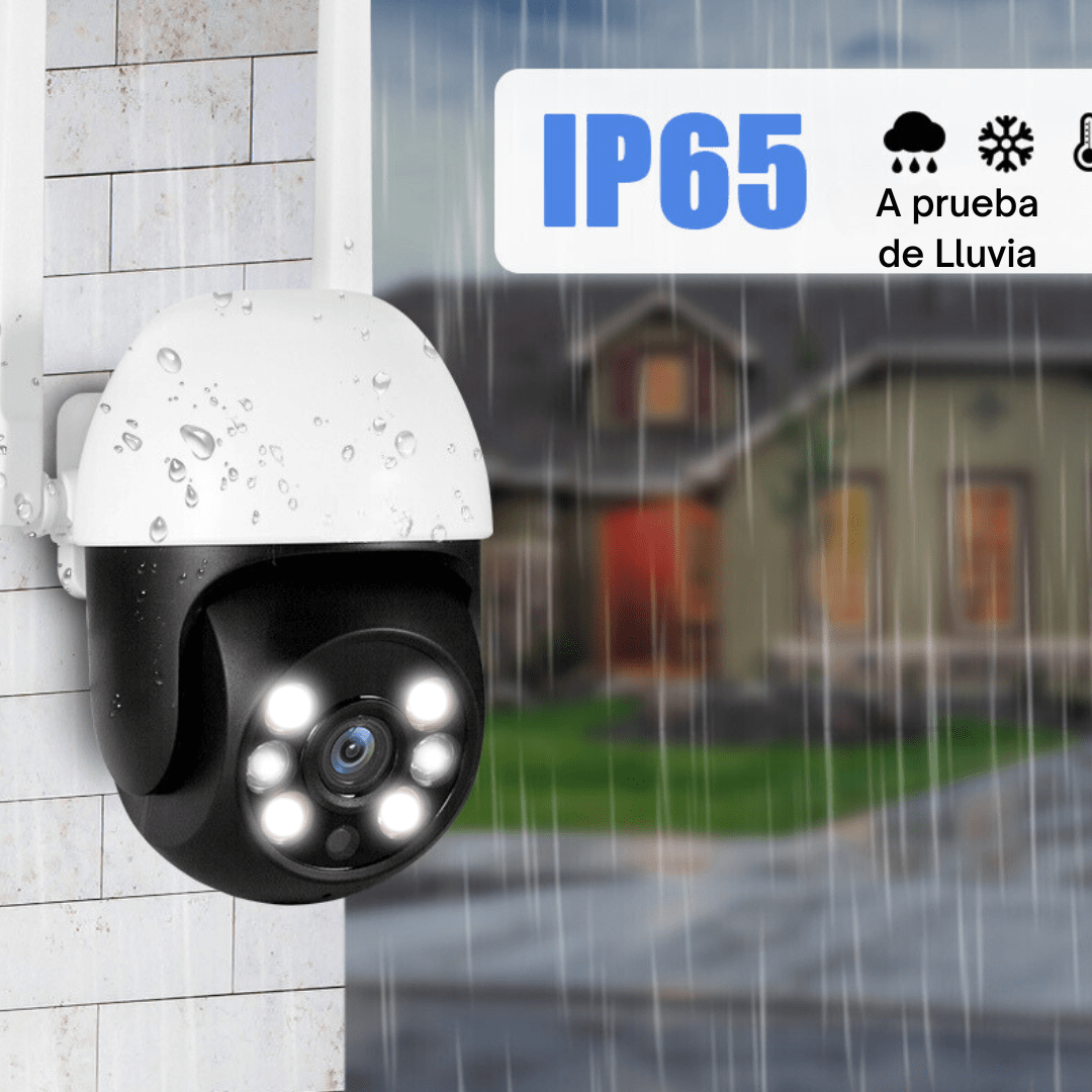Cámara Exterior Wifi Con Seguimiento Y Vision Nocturna Tuya Smart - Muy Moderna Uruguay