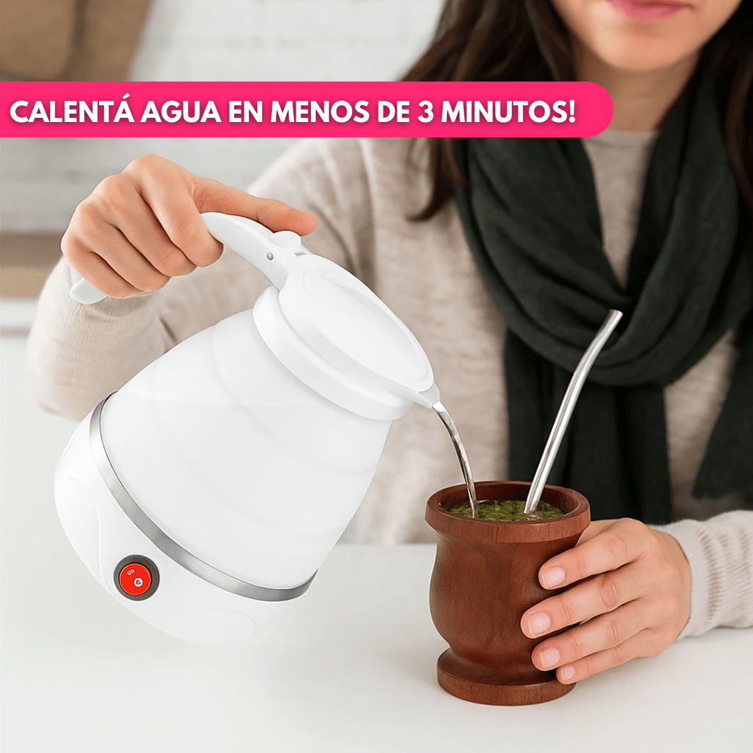 Jarra Eléctrica Plegable 220v - Muy Moderna Uruguay