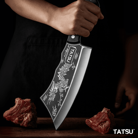 Cuchillo Dragon de Alta Dureza TATSU™ con Funda - Muy Moderna Uruguay