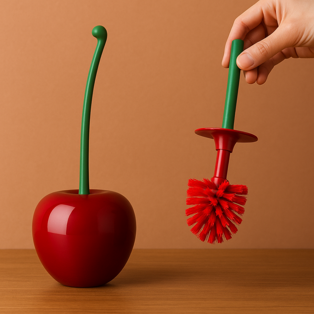 Escobilla de Baño con Forma de Cereza