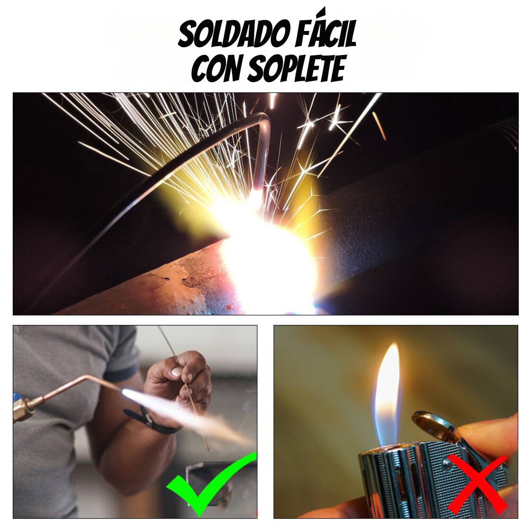 Set de 10 Varillas de Aluminio para Soldar