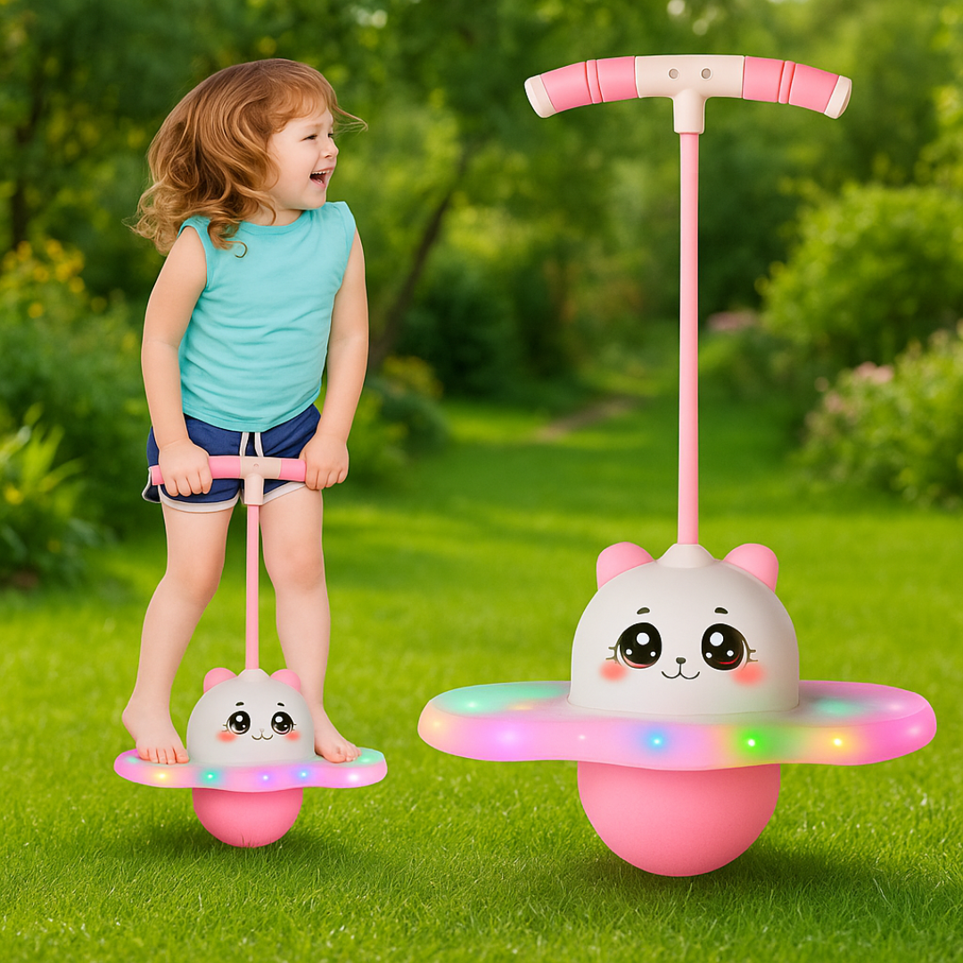 Pogo Pelota Saltarina Con Luces Led