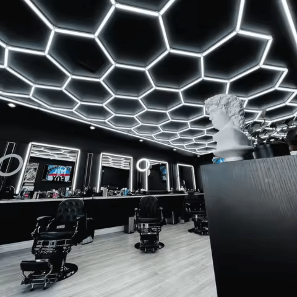Panel Luz LED Hexagonal Detailing - Muy Moderna Uruguay