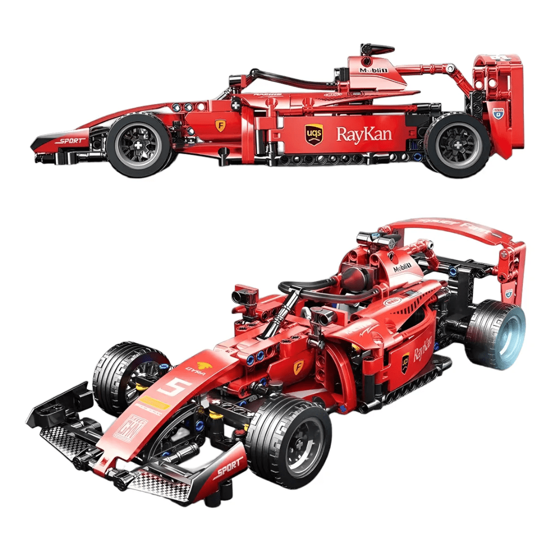 Auto Formula 1 en Bloques de Construcción para Armar - Muy Moderna Uruguay