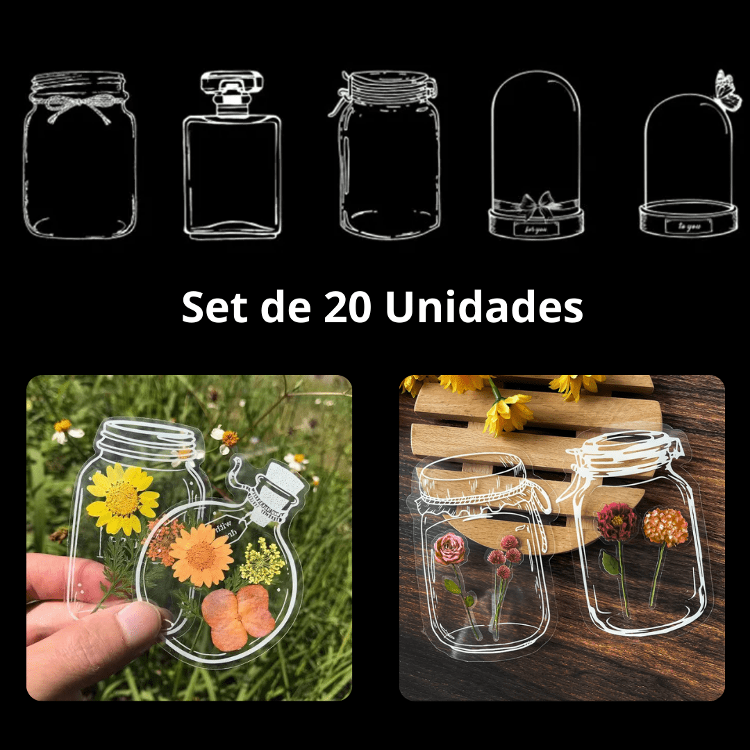 Set de 20 Marcapáginas para Guardar Flores Secas - Muy Moderna Uruguay