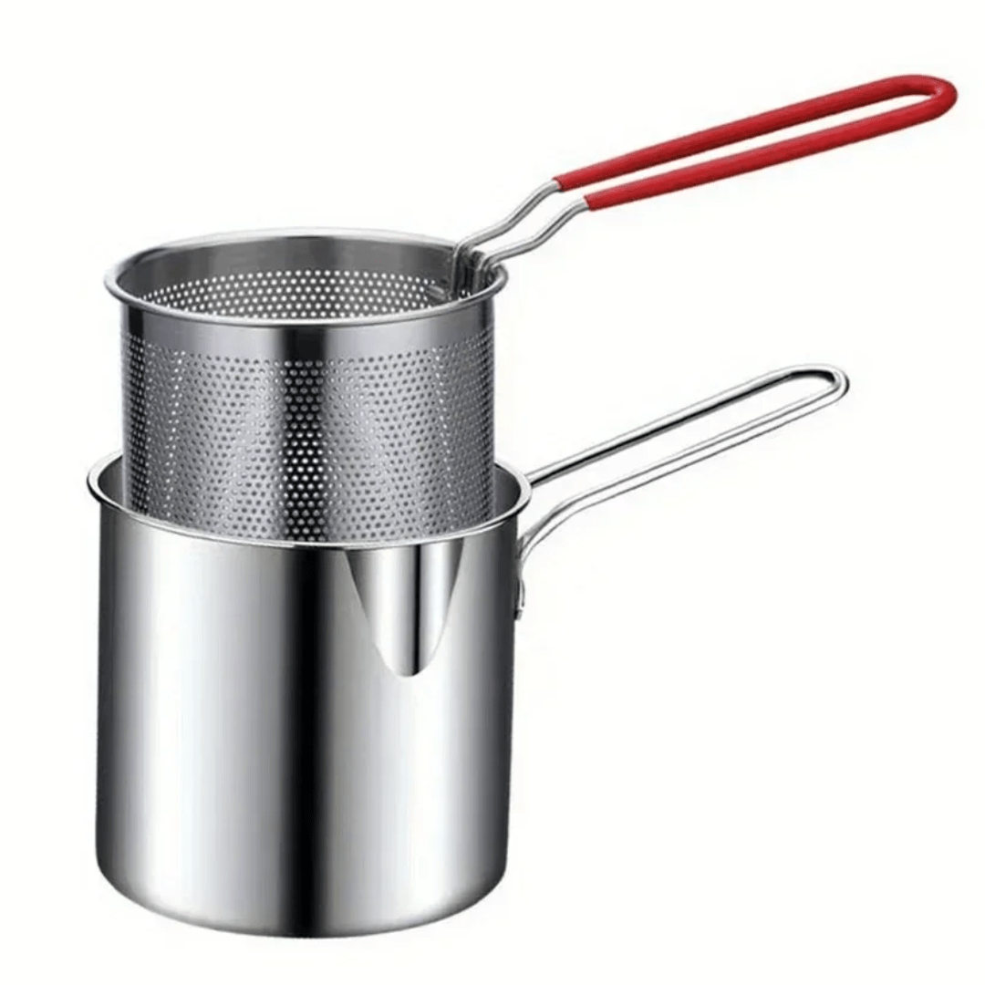 Mini Olla Freidora de Acero Inoxidable - Muy Moderna Uruguay