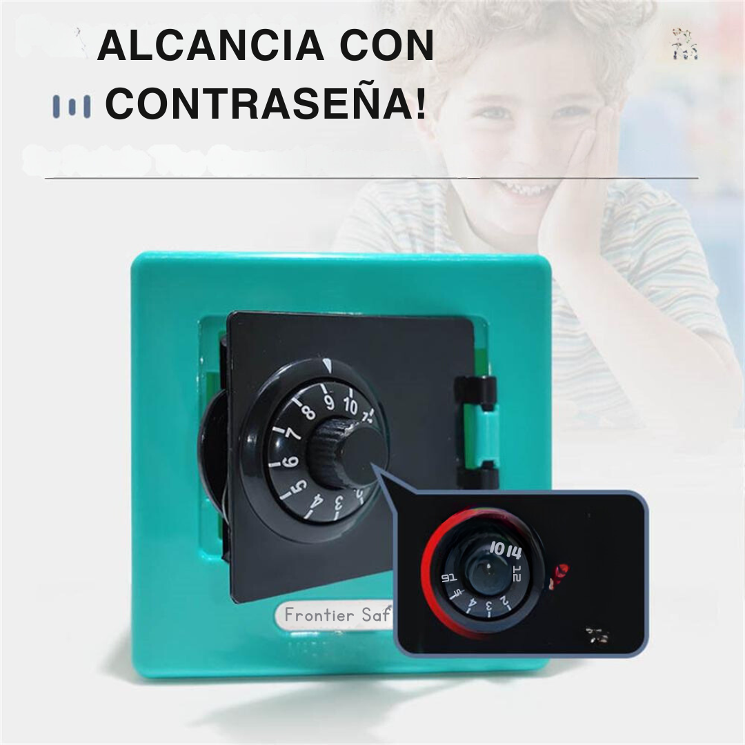 Alcancia Tipo Caja Fuerte Para Niños