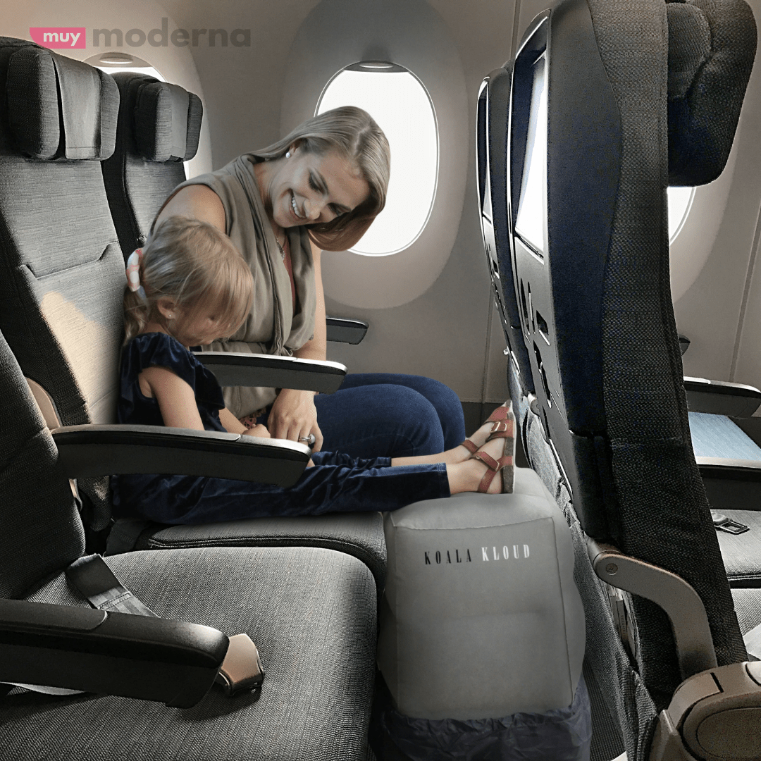 Almohadon Reposapiés Inflable para Viajes - Muy Moderna Uruguay
