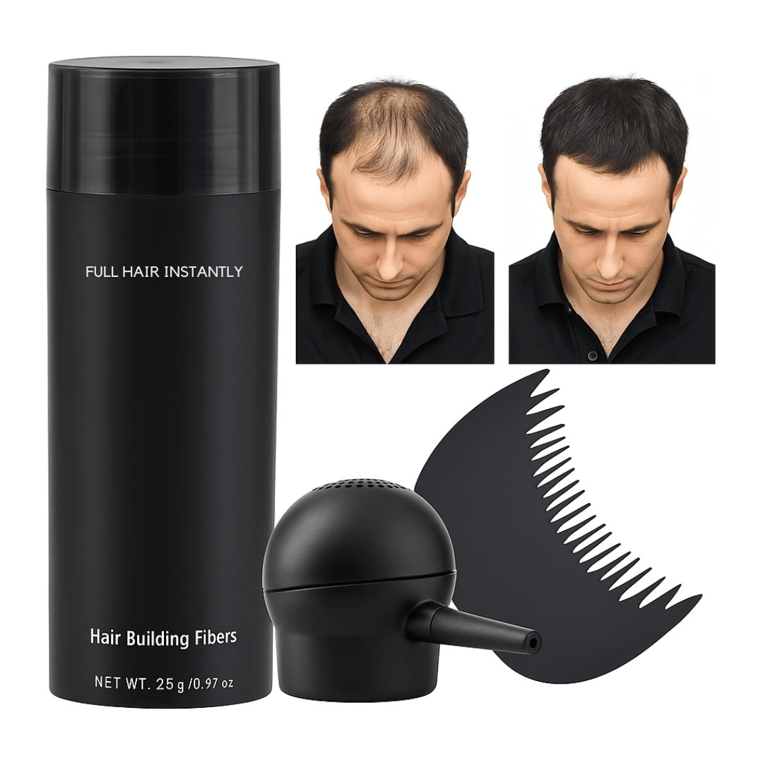 Fibras Capilares 27.5g Queratina + Aplicador De Precisión - Muy Moderna Uruguay