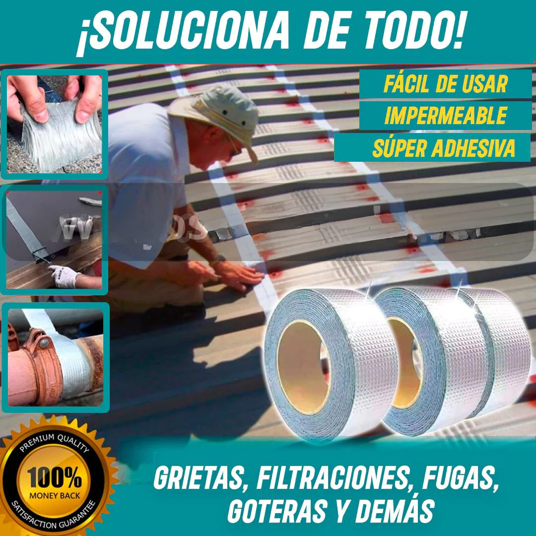 Cinta Metalizada Ultra Fuerte a Prueba de Agua 5m - Muy Moderna Uruguay