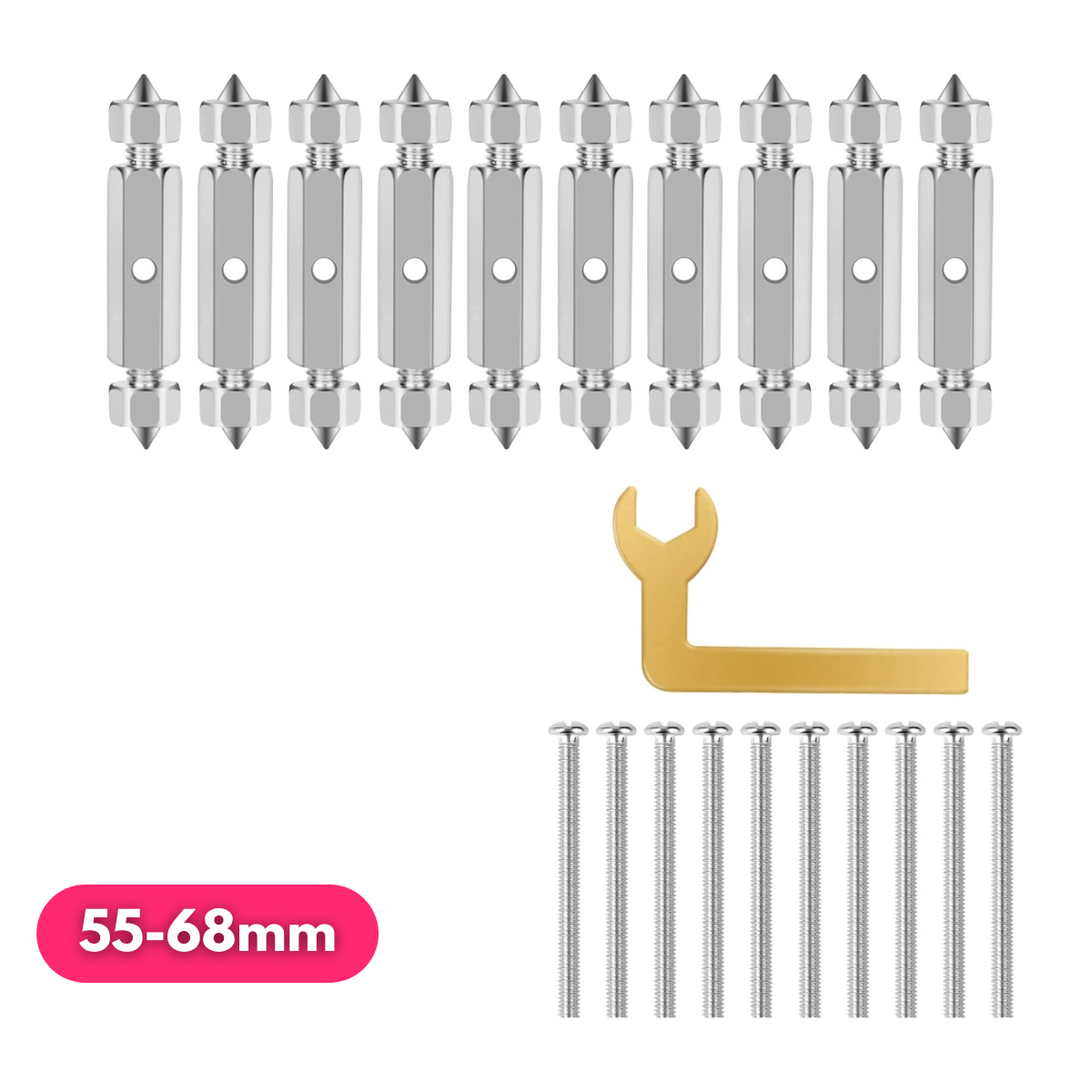 Kit De Reparación Para Tomacorrientes x10 Tornillos