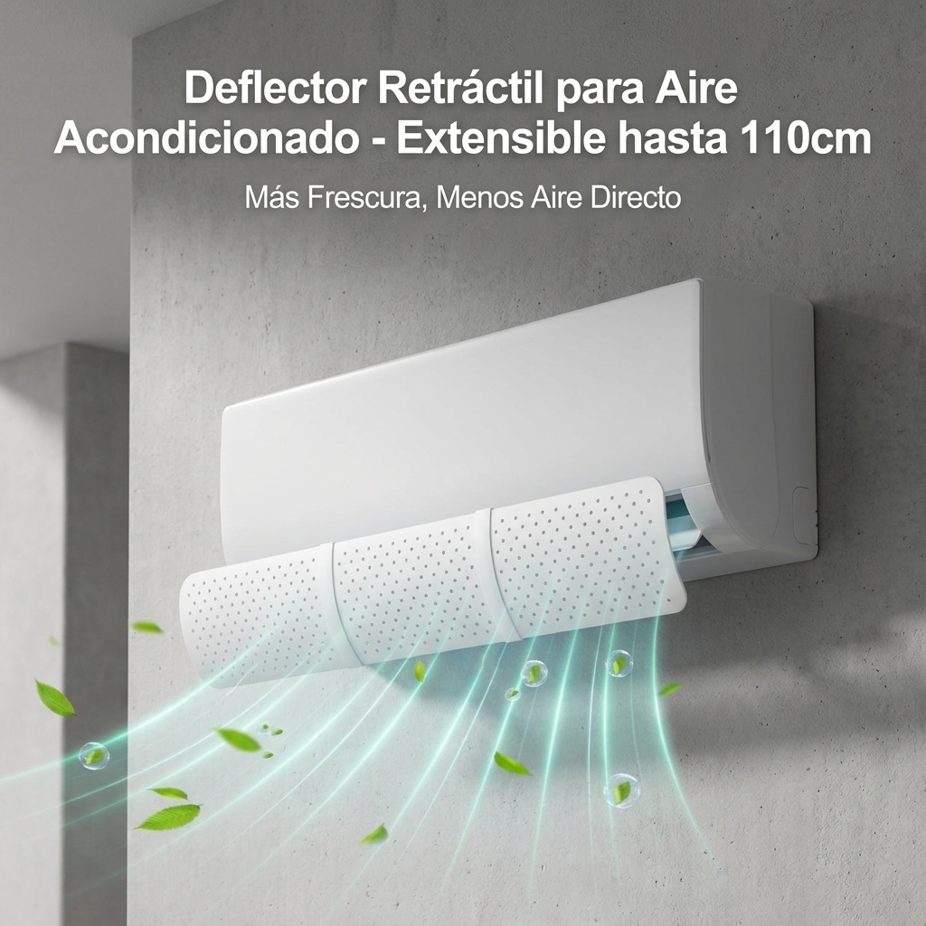 Deflector Retráctil Aire Acondicionado Extensible
