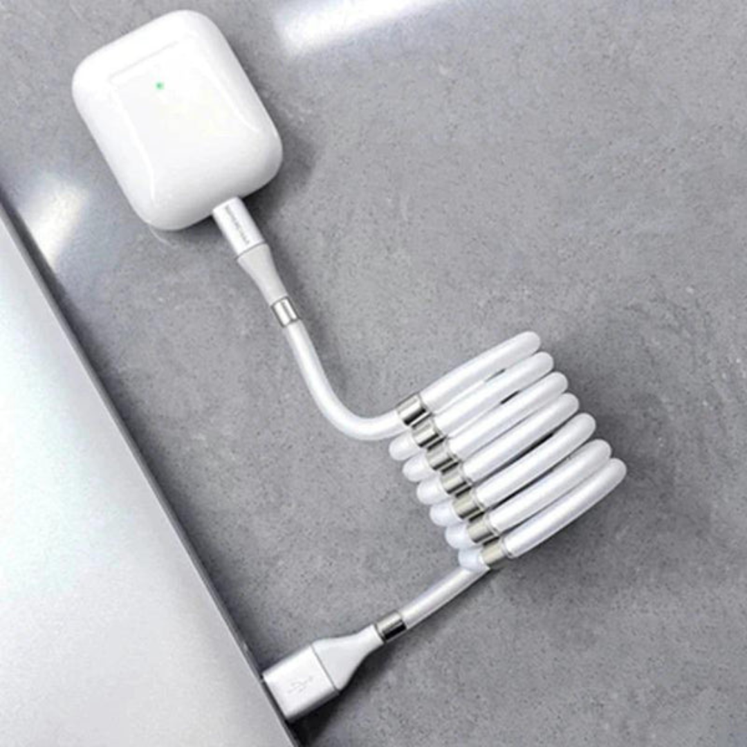 Cable Magnético Anti Enredos de Carga Rápida