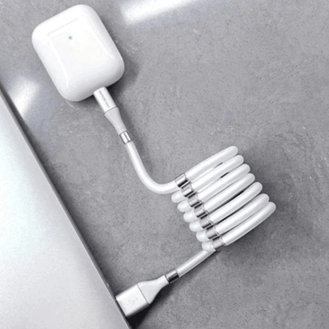 Cable Magnético Anti Enredos de Carga Rápida - Muy Moderna Uruguay