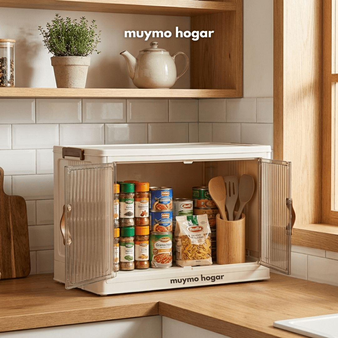 Set De 4 Cajas Organizadoras Apilables - Muymo Hogar - Muy Moderna Uruguay