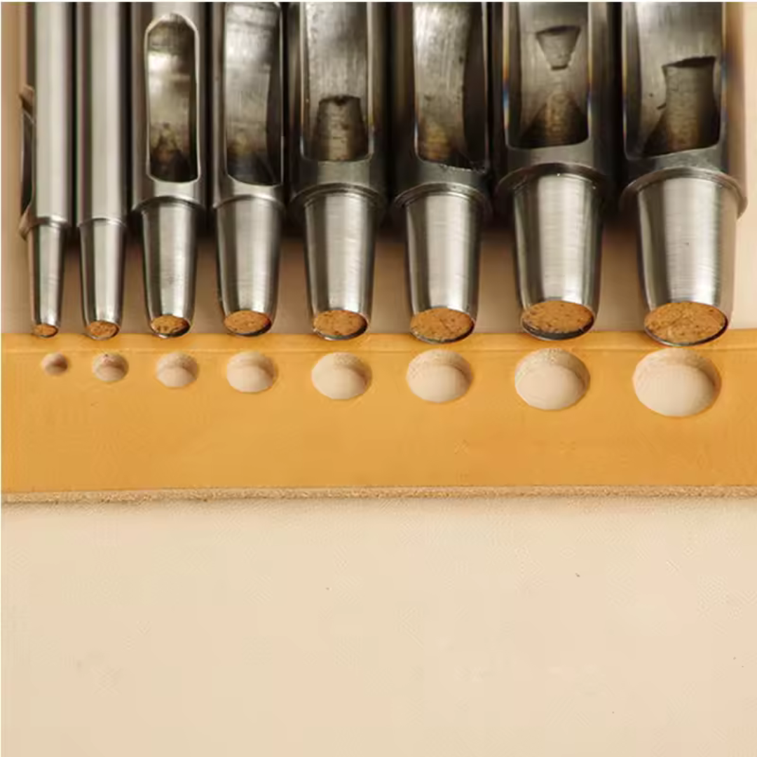 Set de 6 Perforadores Huecos para Cuero