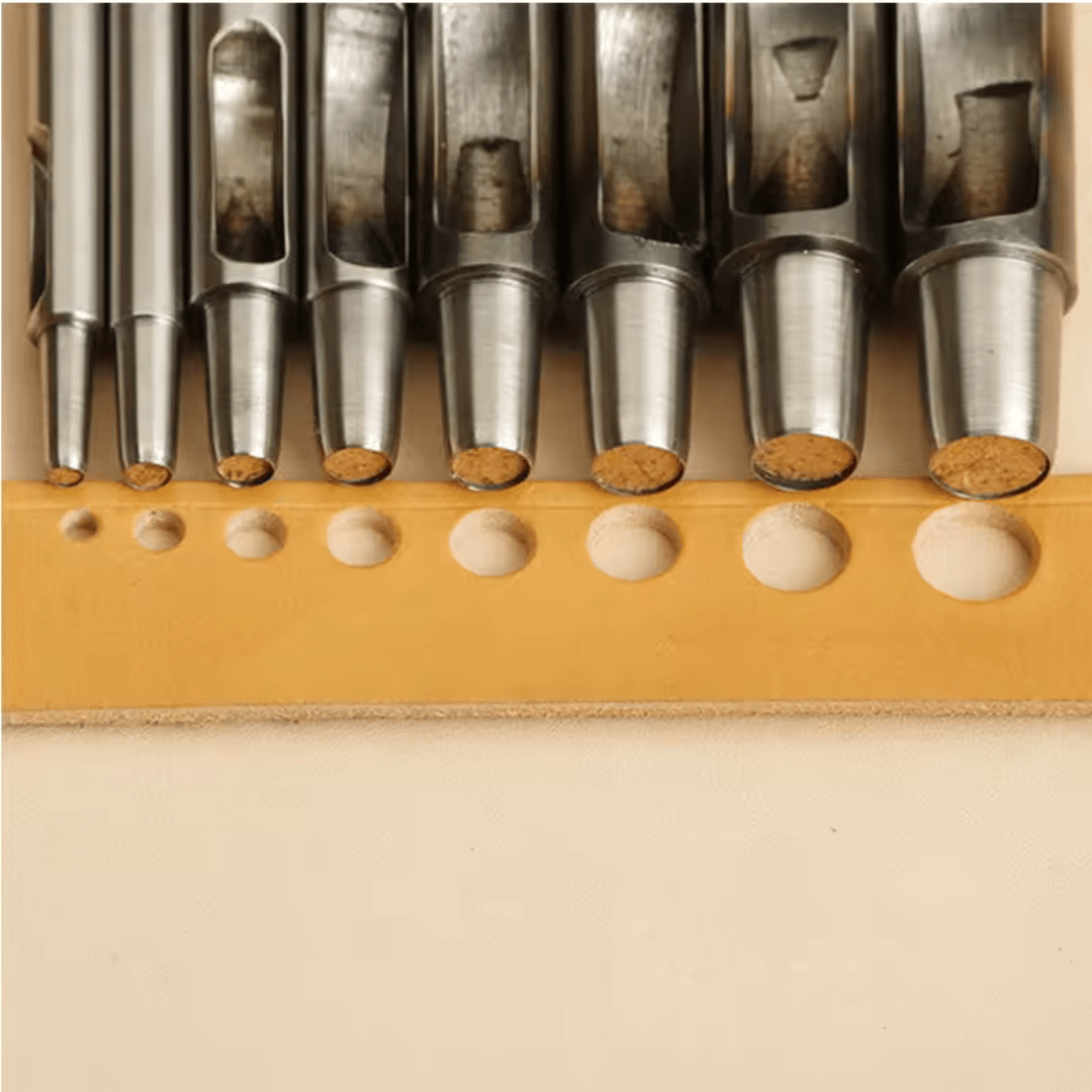 Set de 6 Perforadores Huecos para Cuero - Muy Moderna Uruguay