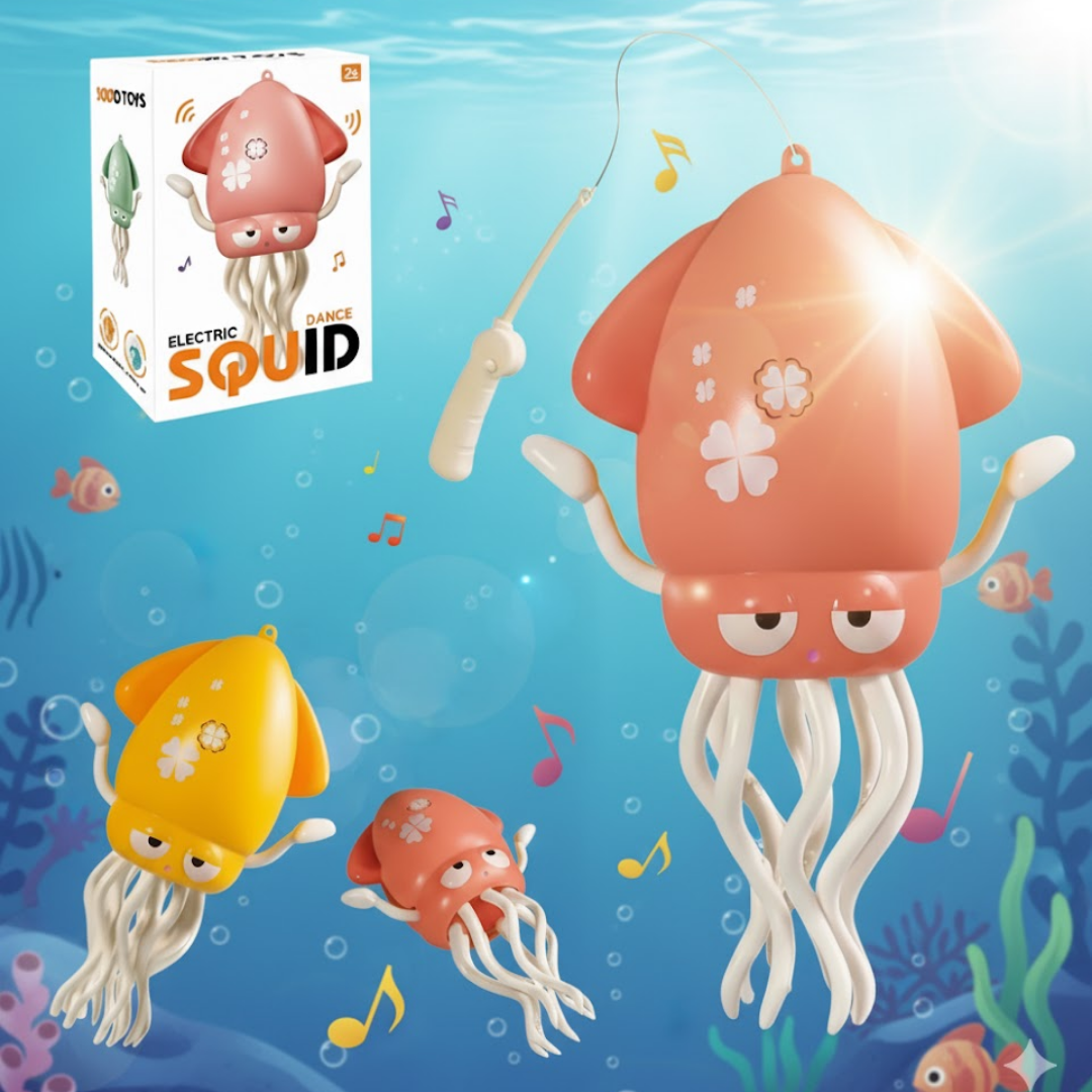 Pulpo Bailarín Eléctrico Recargable Juguete Musical Para Bebés