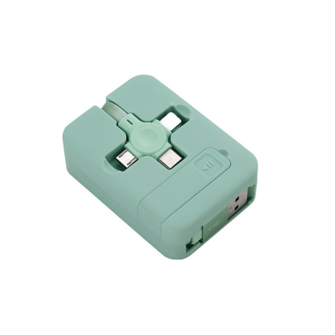Cable de Carga 3 en 1 con Soporte para Celular - Muy Moderna Uruguay