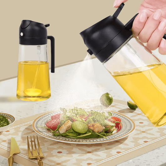 Rociador De Aceite 2 En 1 de Vidrio - Muy Moderna Uruguay