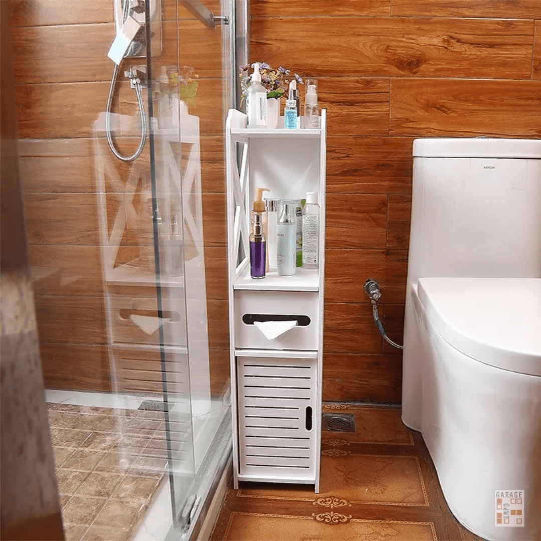 Armario Multifuncional de Almacenamiento para Baño 80cm - Muy Moderna Uruguay